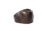BROWN ROCK DEFENSE Face Mask in Brown Leather