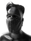 Stealth Profile 2.0 Adjustable Adult Leather Face Mask With Filter and Ear Hook