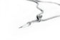 Solid Silver Slim Body OUROBOROS Snake Lariat Unisex Necklace