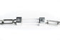 Hinge Crystal Silver Chain Choker Necklace