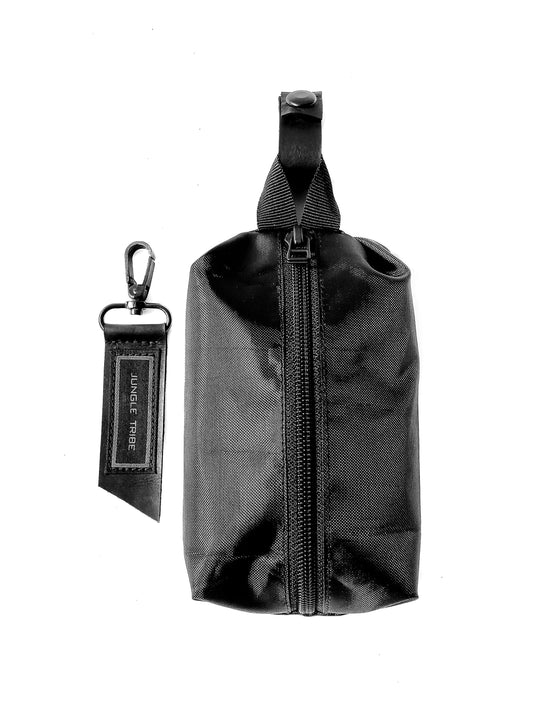 Mask Storage Bag With Attachable Leather Strap