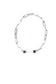 Hinge Crystal Silver Chain Choker Necklace