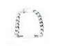Quartz Crystal Cuban Chain Link Bracelet