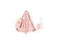 Dusty Rose Pink Tri Zipper BackPack Convertible Sling Bag Shoulder Bag w/ Silver Hardware