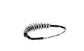 Spinal Core Silver and Black Leather Choker