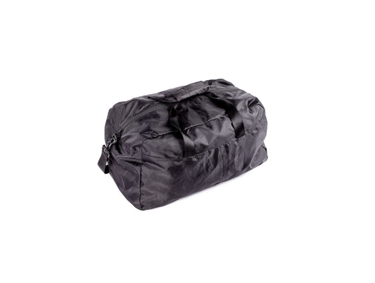 Blacked Out Quick Collapsible Nylon Duffle Bag
