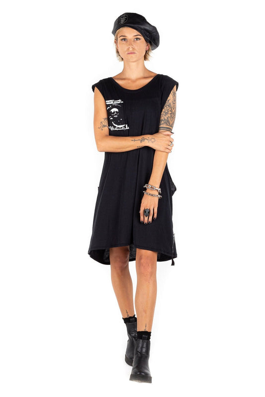 Skull Kollector Unisex Oversized Sleeveless T shirt