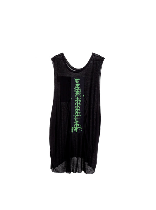 Zombie Skull Unisex Oversized Sleeveless T-Shirt