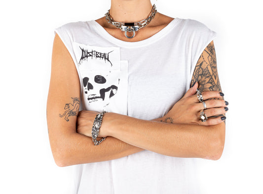 Warped Perception Unisex Oversized Sleeveless Tee New