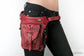 BLOODY PENNY Red Leather Waist Holster and Hip Bag