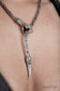 SILVER SNAKE BITE Lariat Necklace - A Signature Jungle Tribe Piece